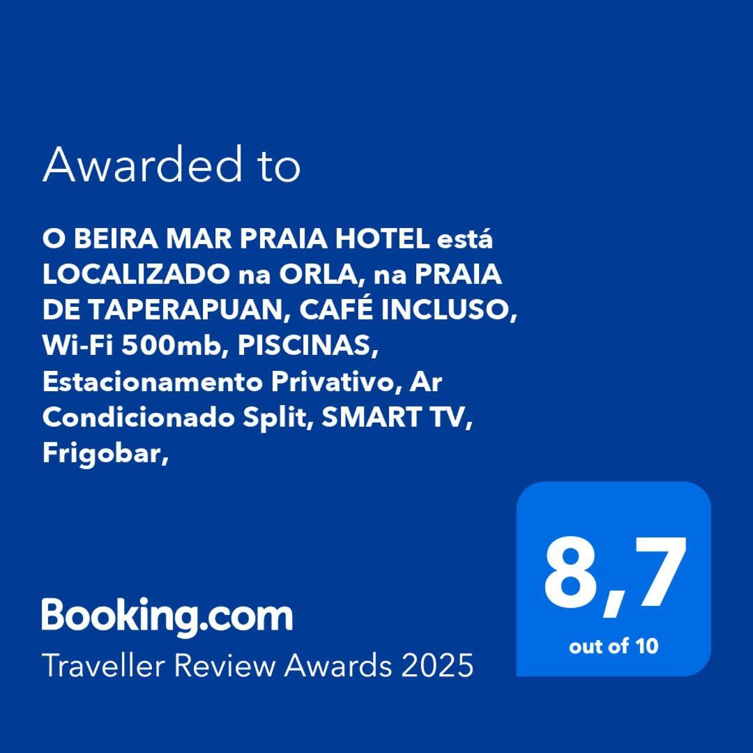 O Beira Mar Praia Hotel Esta Localizado Na Orla, Na Praia De Taperapuan, Cafe Incluso, Wi-Fi 500Mb, Piscinas, Estacionamento Privativo, Ar Condicionado Split, Smart Tv, Frigobar, Porto Seguro Exteriér fotografie